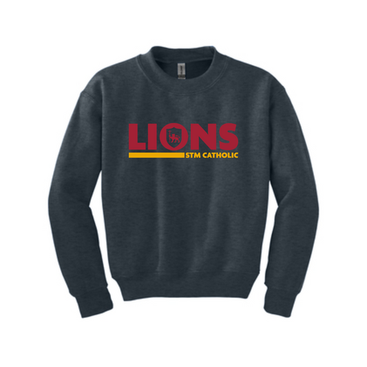 PERSONALIZED - Youth STM Catholic Gildan Crewneck Sweatshirt