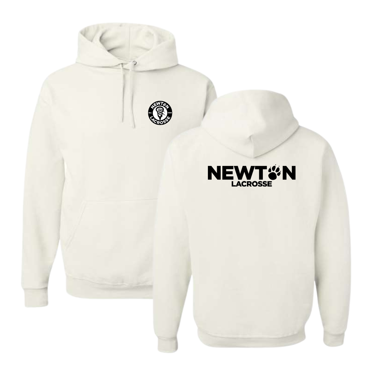 Adult Newton Lacrosse Jerzees Nublend Hoodie