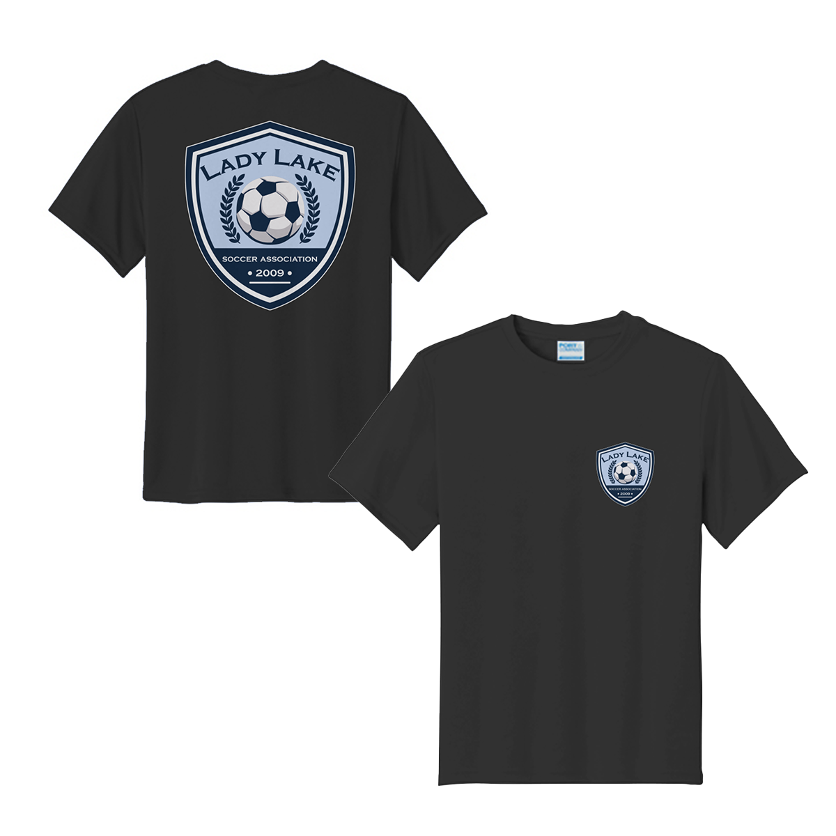 Youth Lady Lake Soccer Association Performance T-Shirt