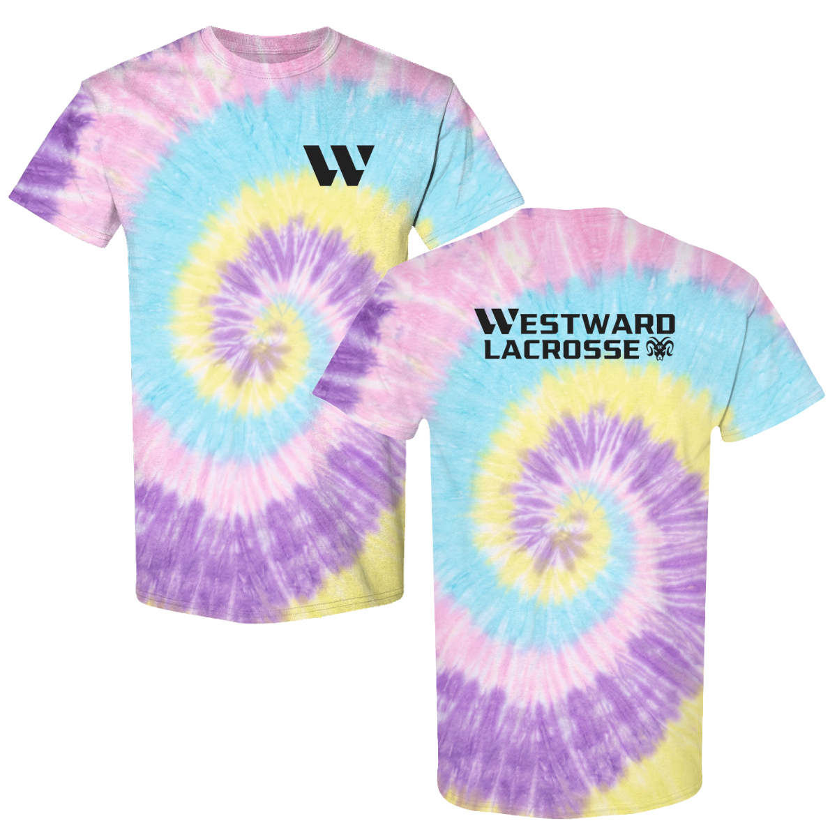 Youth Westward Lacrosse Jelly Bean Tie Dye T Shirt