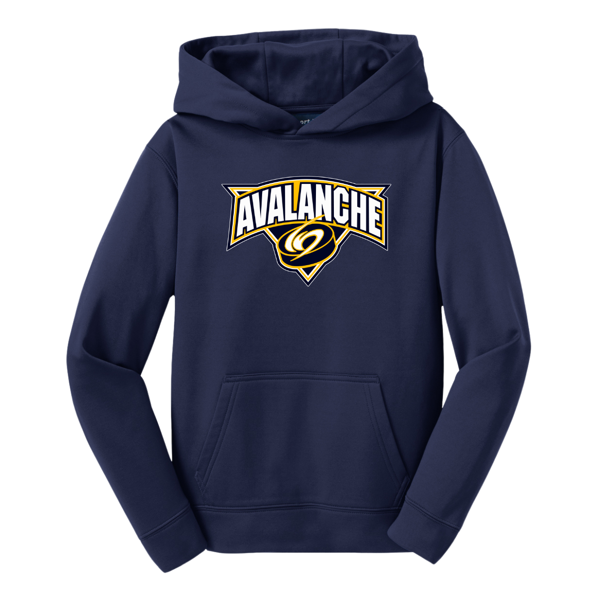 Youth North Jersey Avalanche Sport-Tek Performance Hoodie