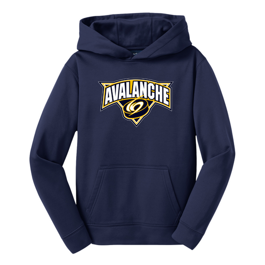 Youth North Jersey Avalanche Sport-Tek Performance Hoodie