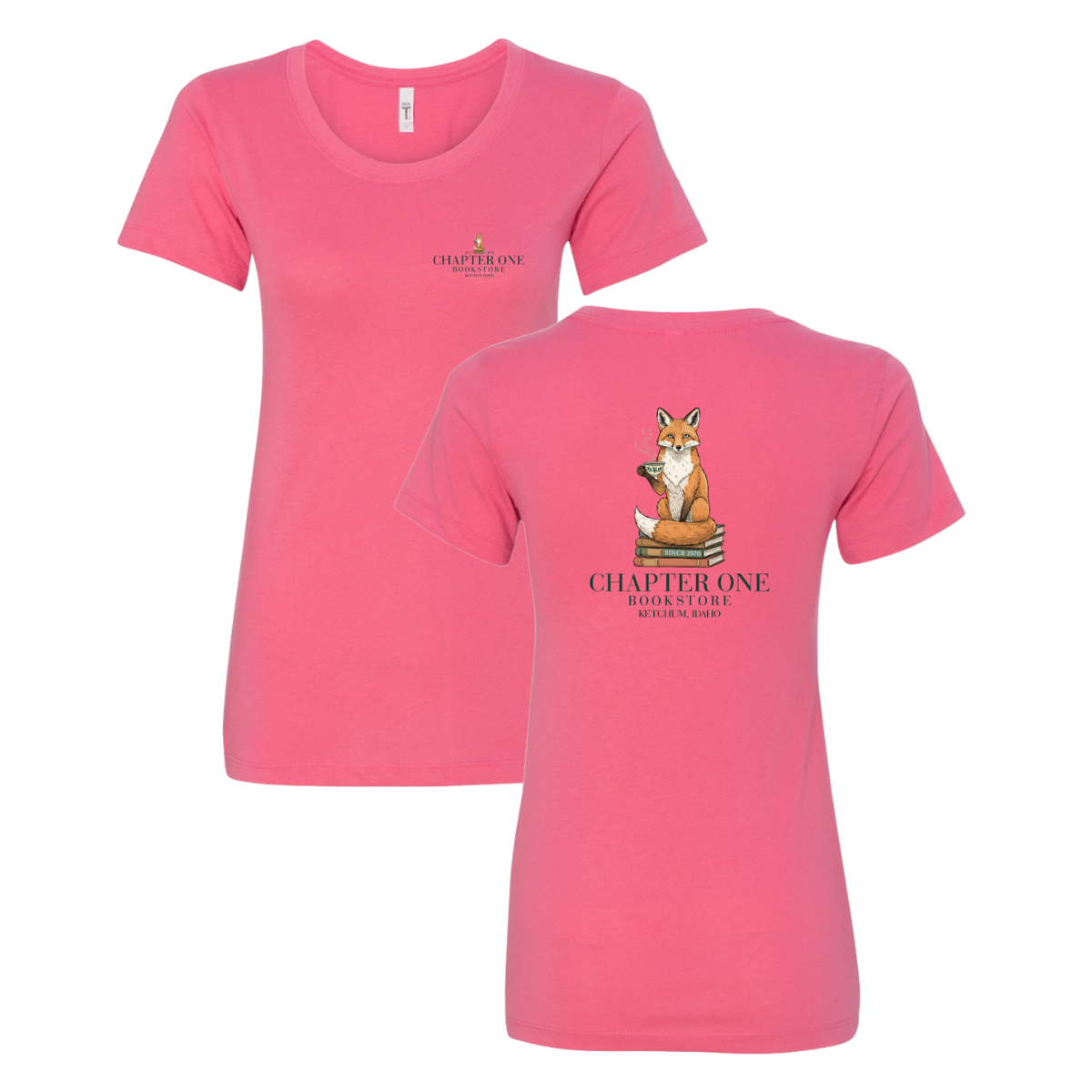 Women's Chapter One Bookstore Next Level Ideal T-Shirt