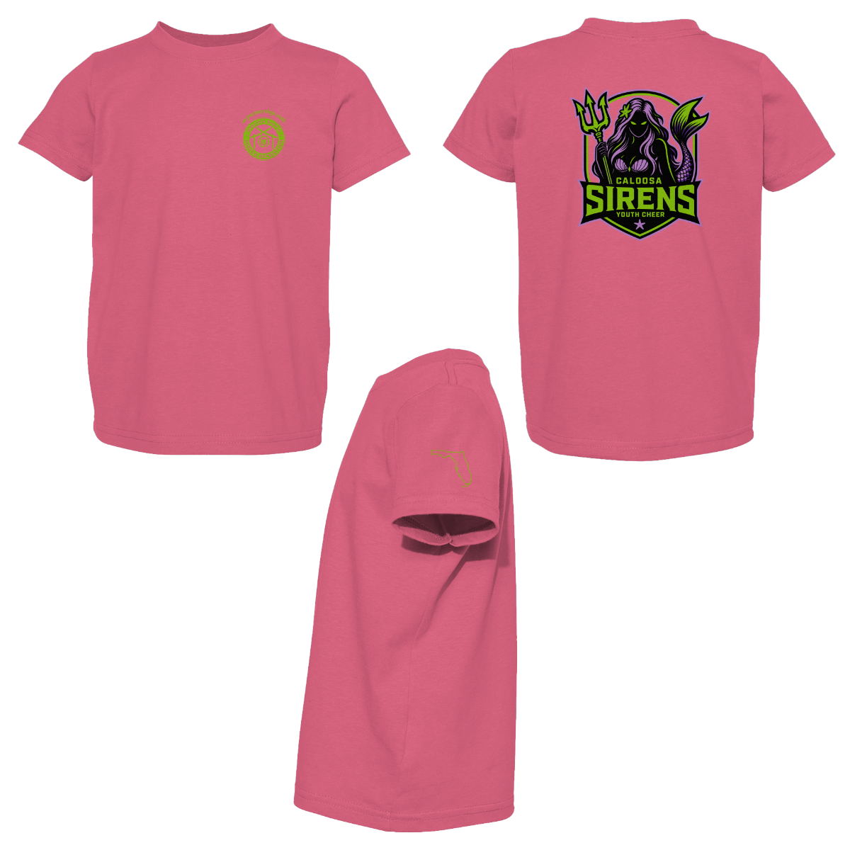 Toddler Caloosa Sirens Rabbit Skins T-Shirt