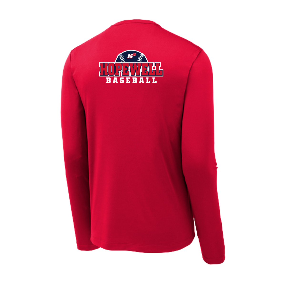 Adult Hopewell Baseball Sport-Tek Posi UV Pro LS Tee