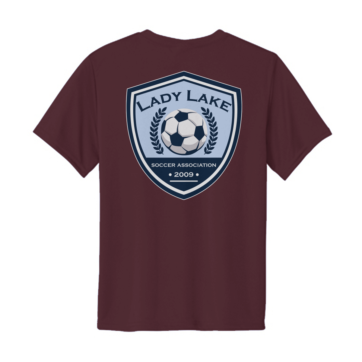 Youth Lady Lake Soccer Association Performance T-Shirt