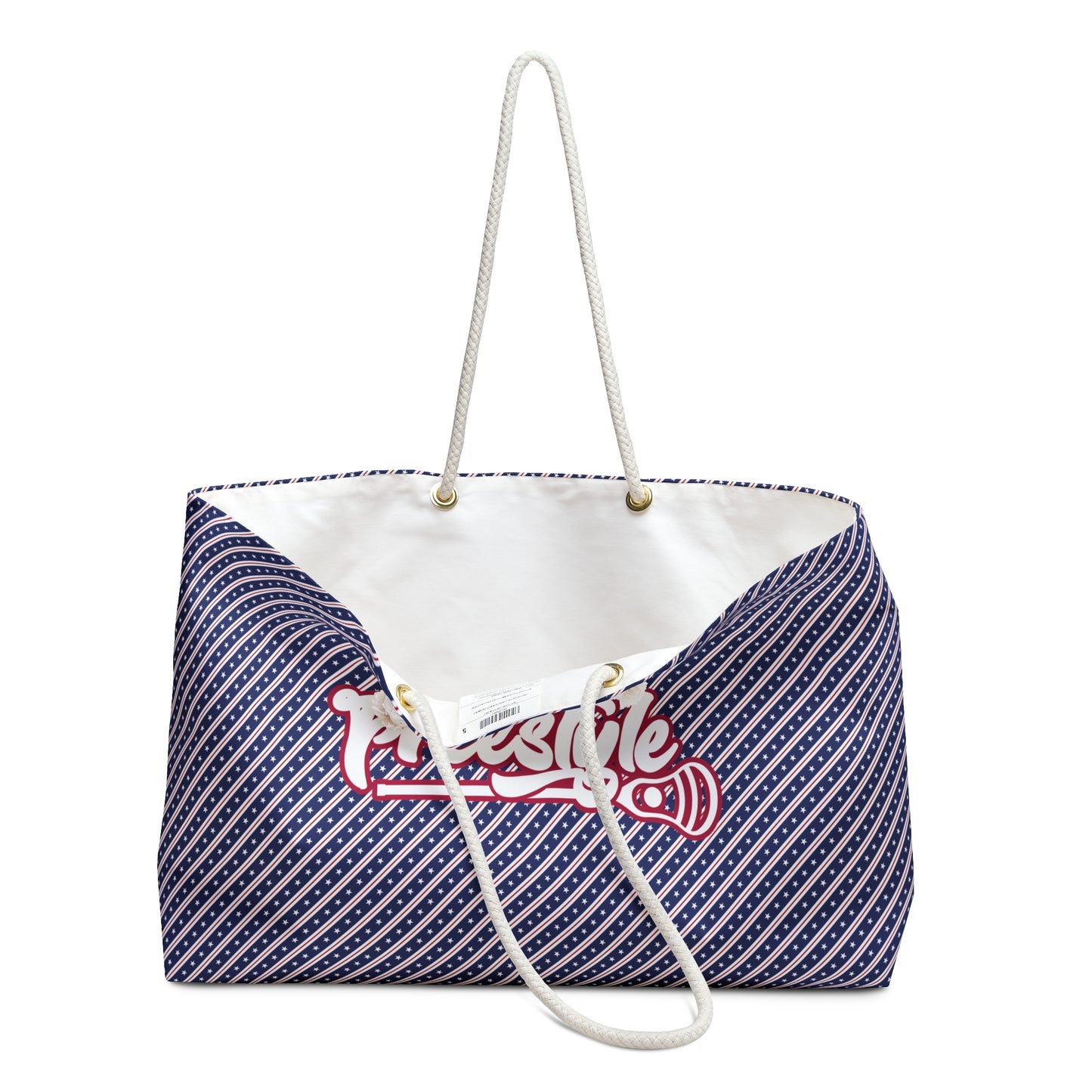 Freestyle Lacrosse Weekender Tote Bag