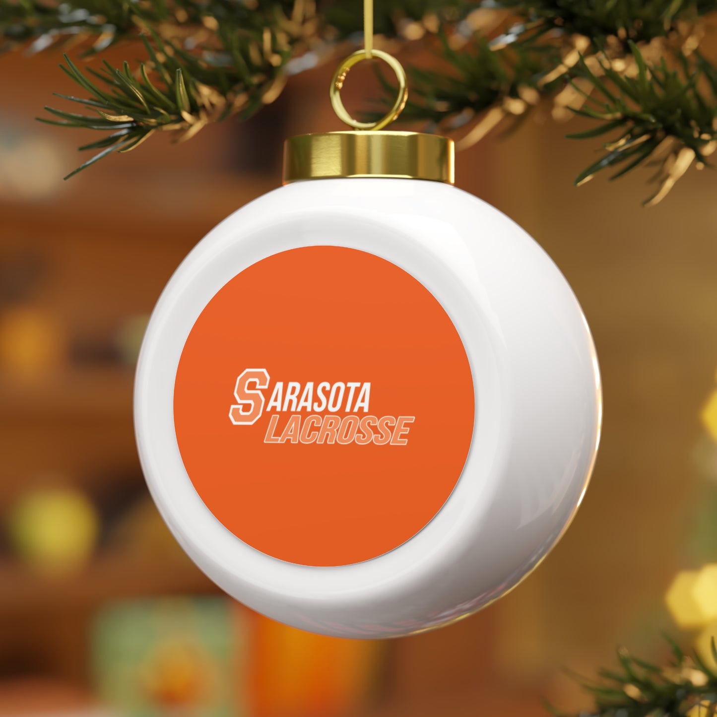 Sailors Lacrosse Christmas Ball Ornament