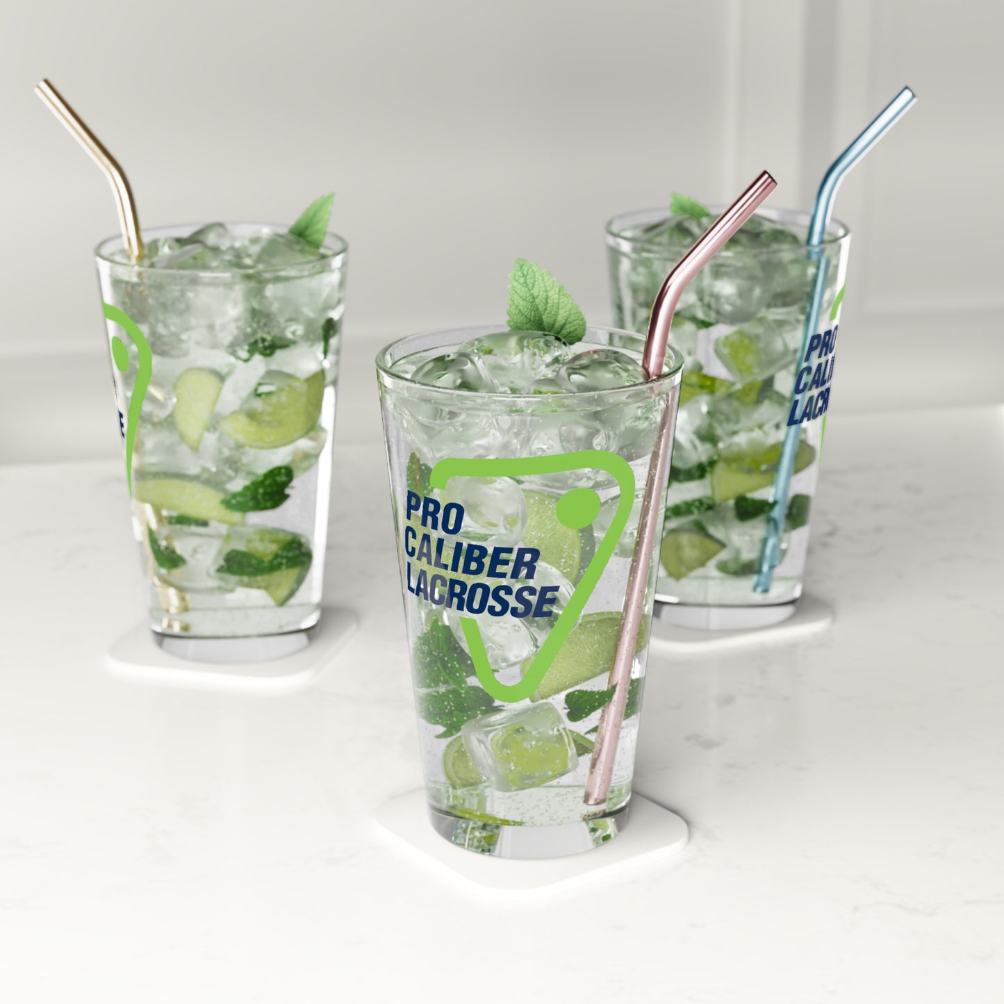 Pro Caliber Lacrosse Pint Glass