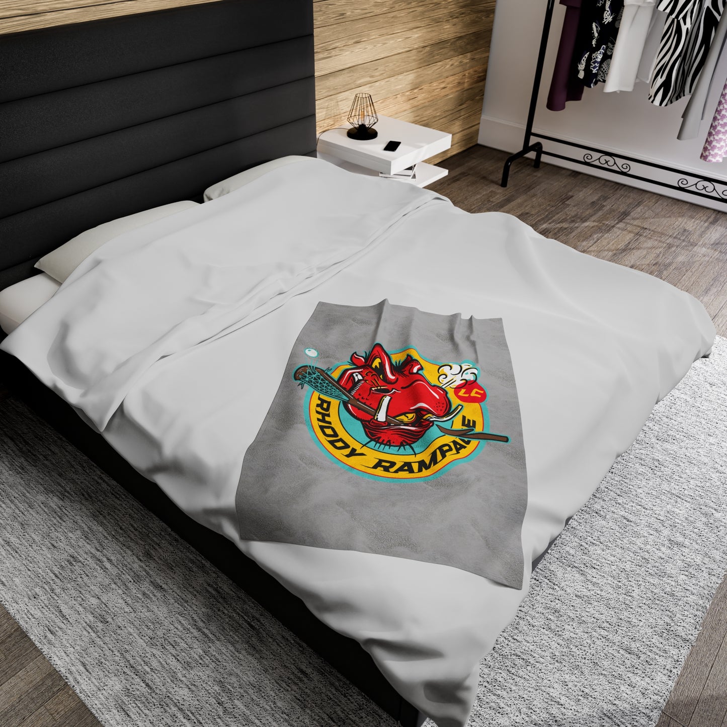 RI Rampage Velveteen Plush Blanket