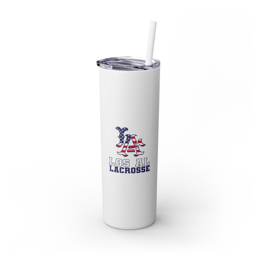 LA Lacrosse Skinny Tumbler with Straw (20oz)