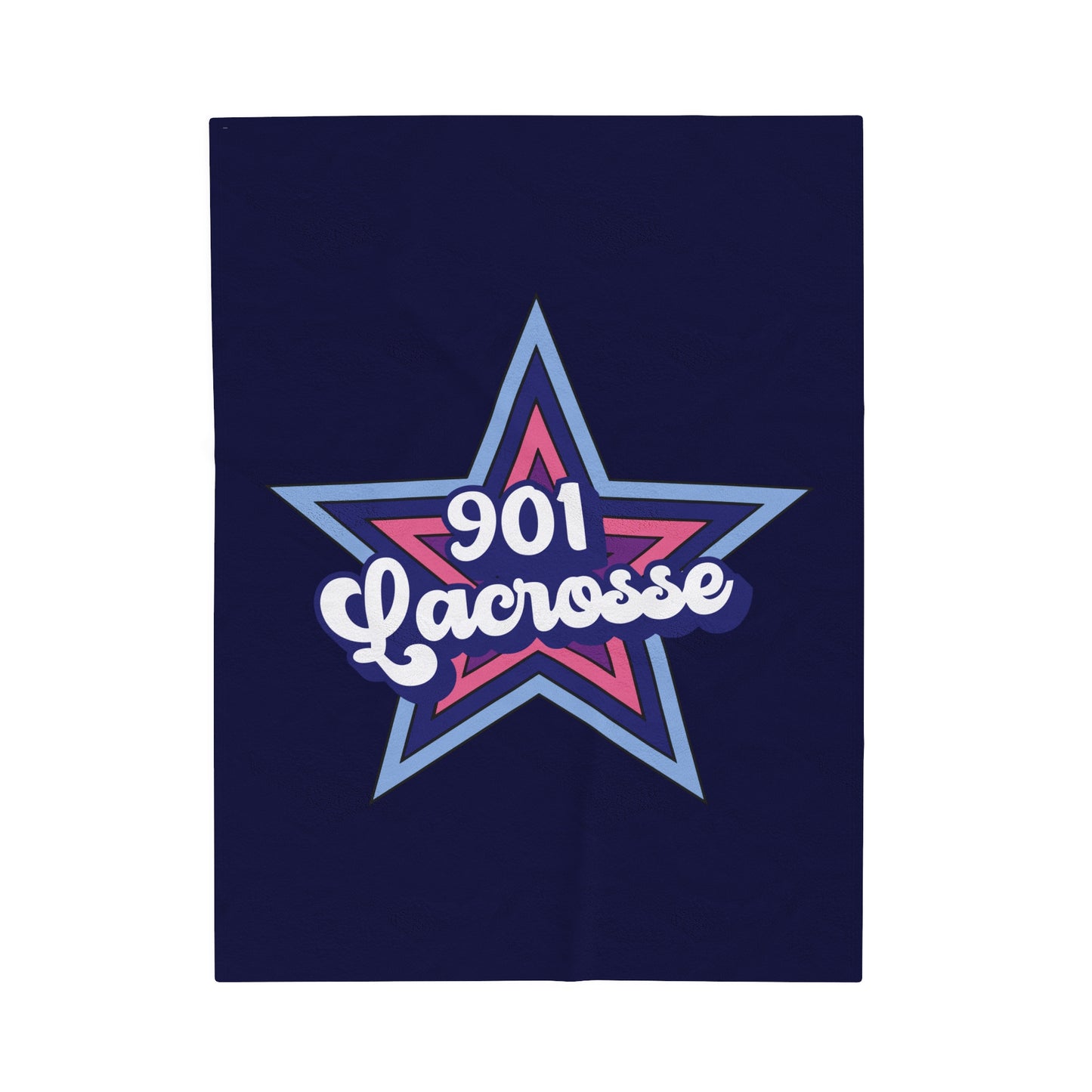 Stars 901 Lacrosse Velveteen Plush Blanket
