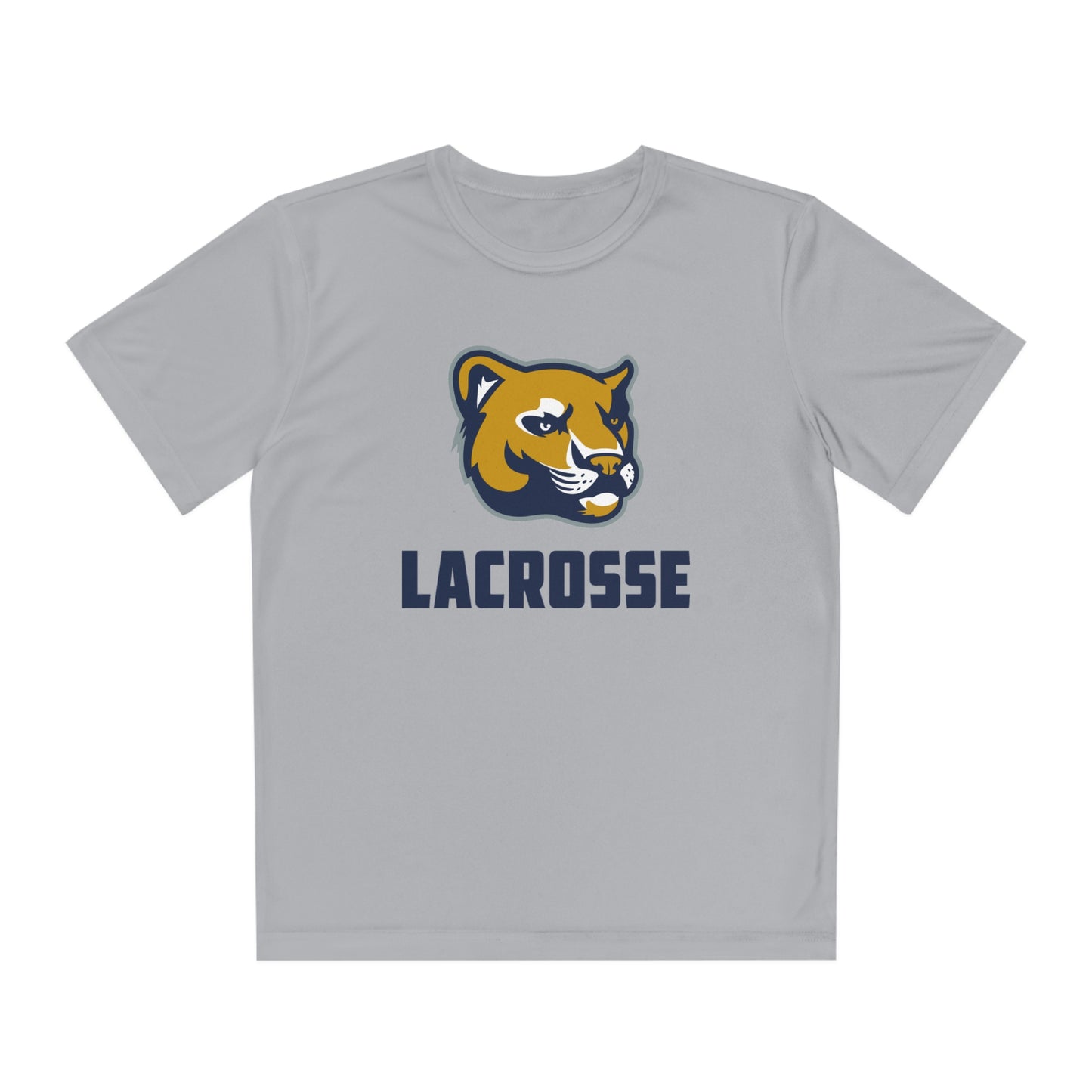 Youth Evergreen Cougars Lacrosse Sport-Tek Performance T-shirt