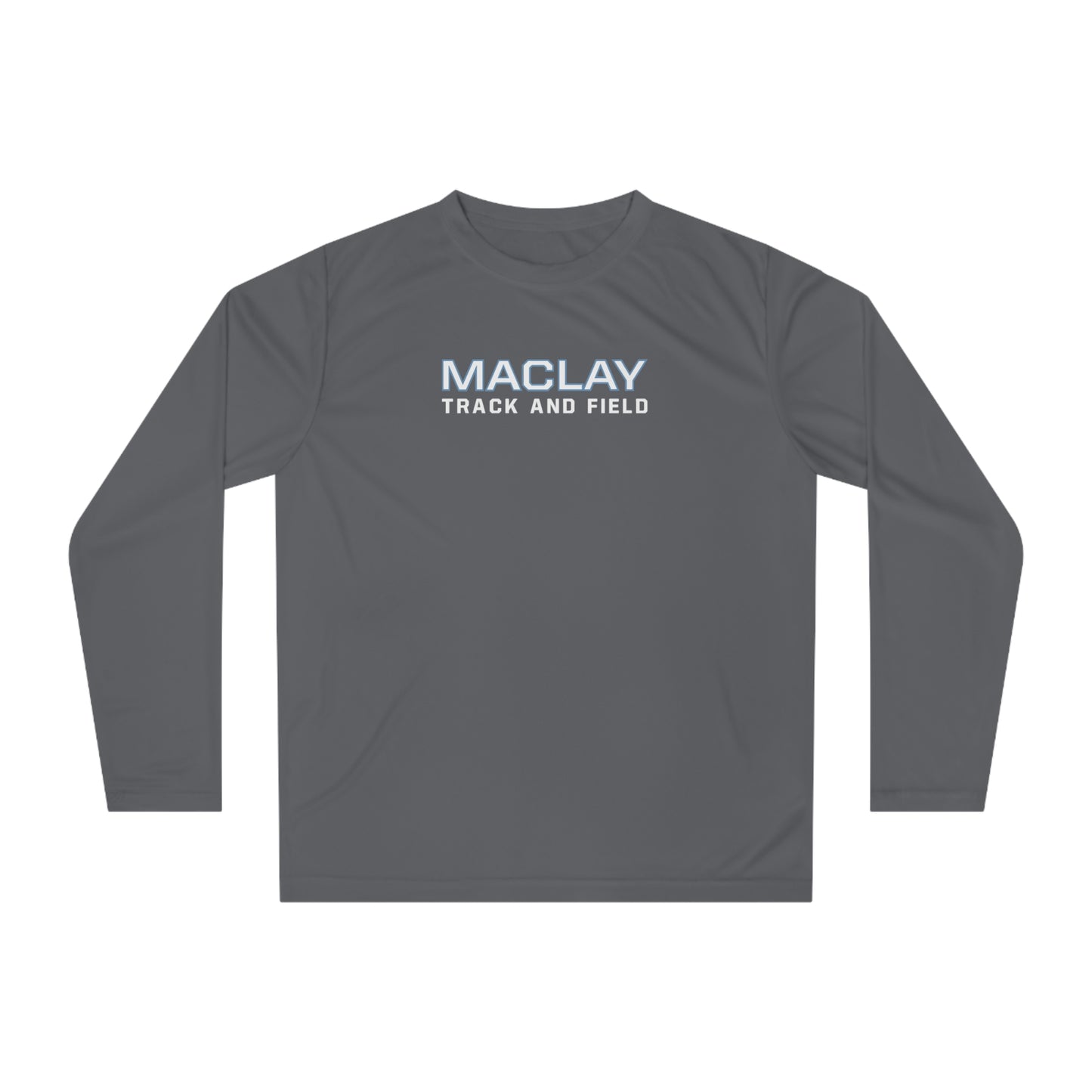 Adult Maclay Track & Field Performance Long Sleeve Shirt