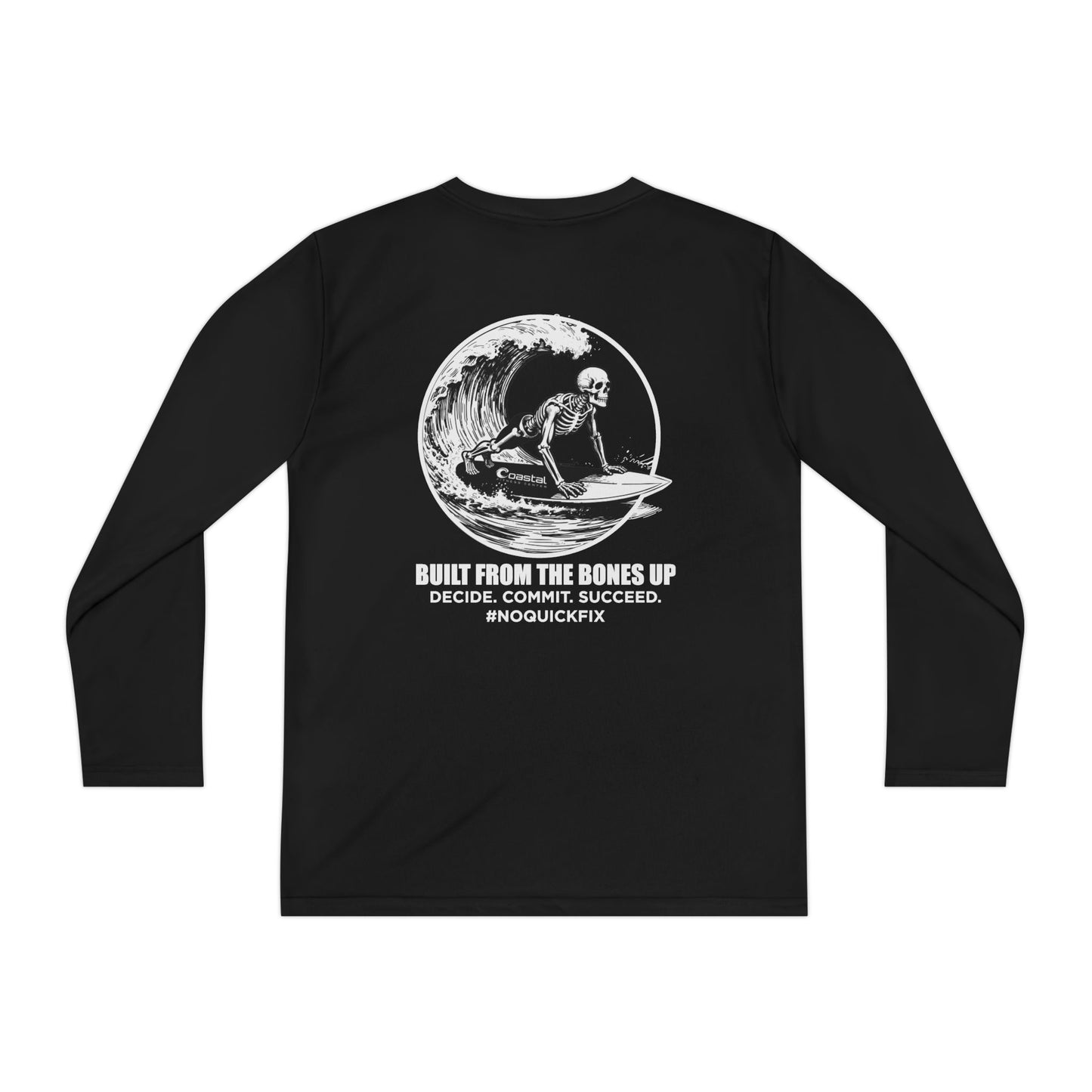 Youth Coastal Fitness Center Sport-Tek Long Sleeve Competitor Tee