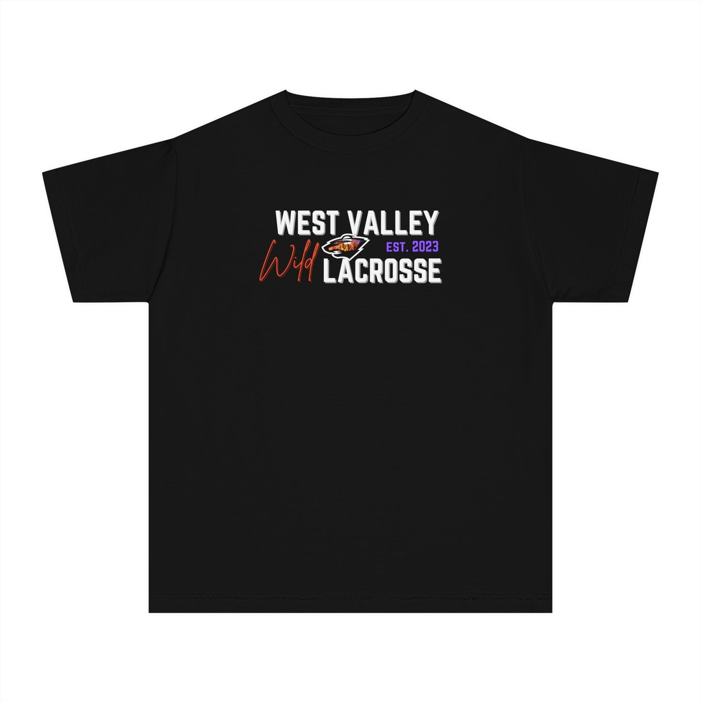 Youth WVW Lacrosse Comfort Colors Garment-Dyed T-Shirt