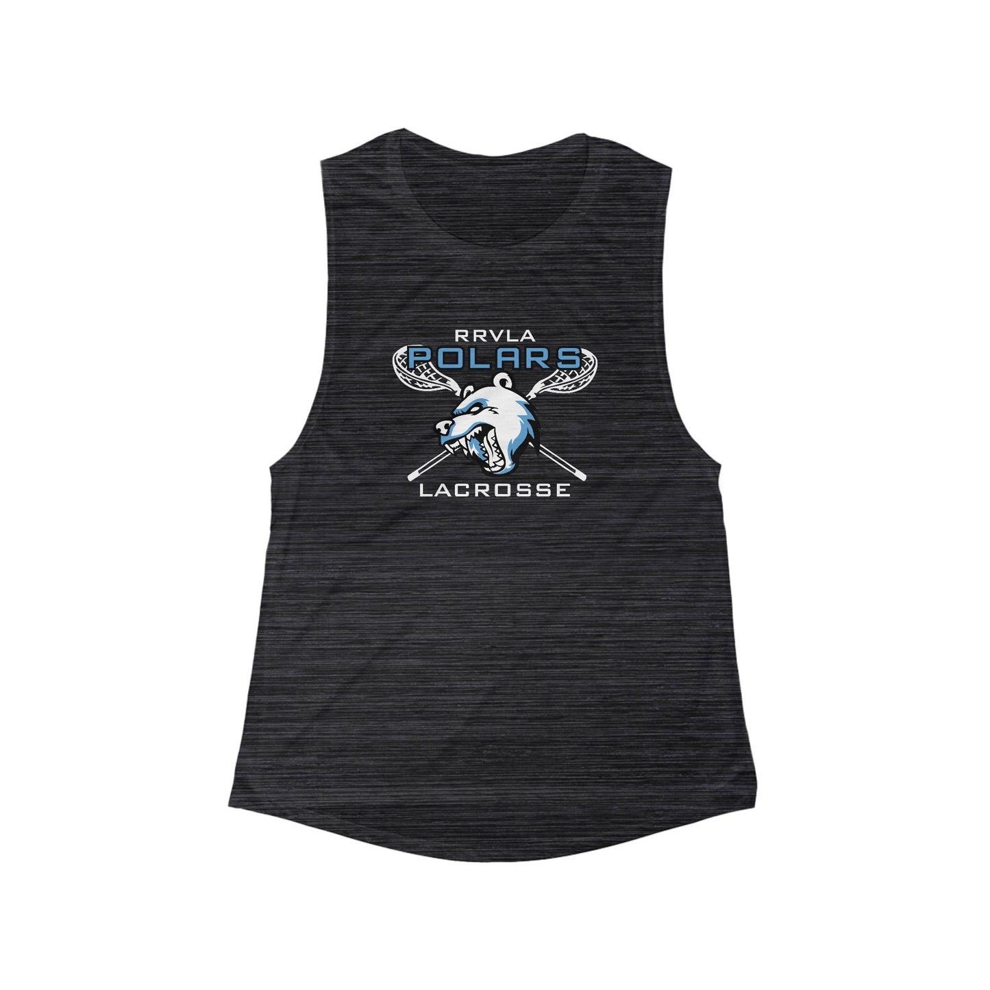 Women's Lacrosse Muscle Tank - RRVLA Polars Comfy Sports Top