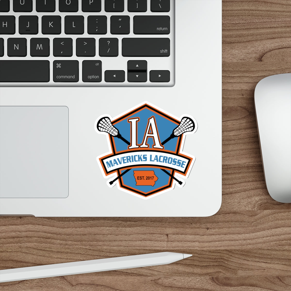 Iowa Mavericks Die Cut Stickers