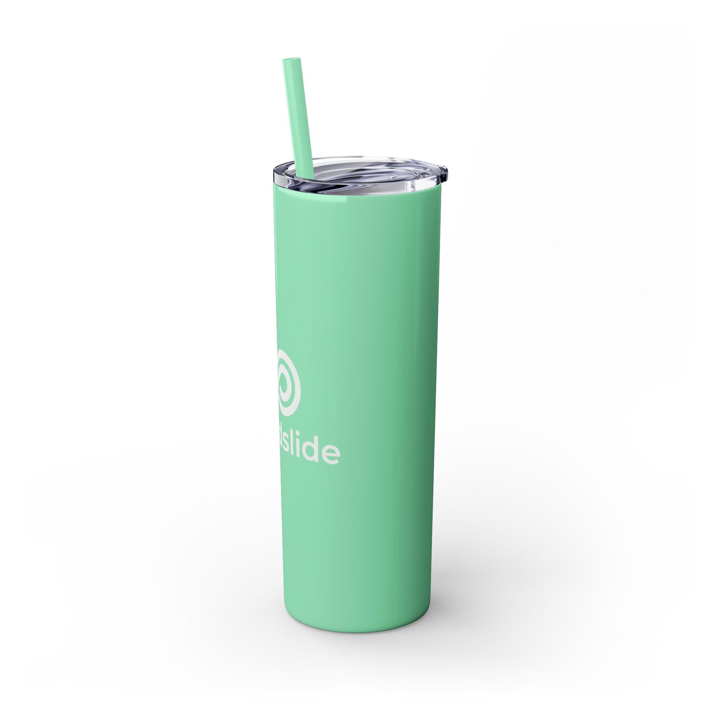 Secondslide Skinny Tumbler w/ Straw 20oz