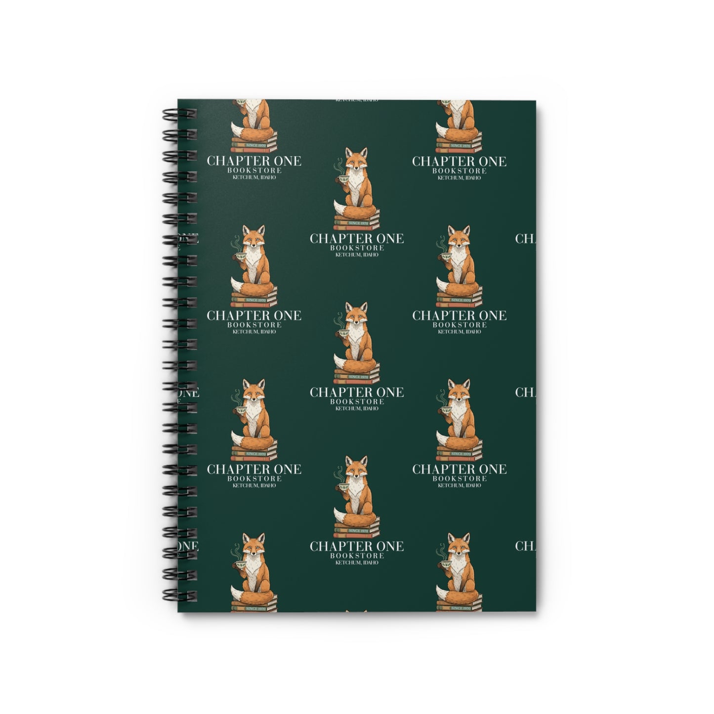 Chapter One Bookstore Spiral Notebook - Ruled Line  (8" x 6")