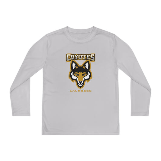 Youth Coyotes Lacrosse Sport-Tek Performance Long Sleeve