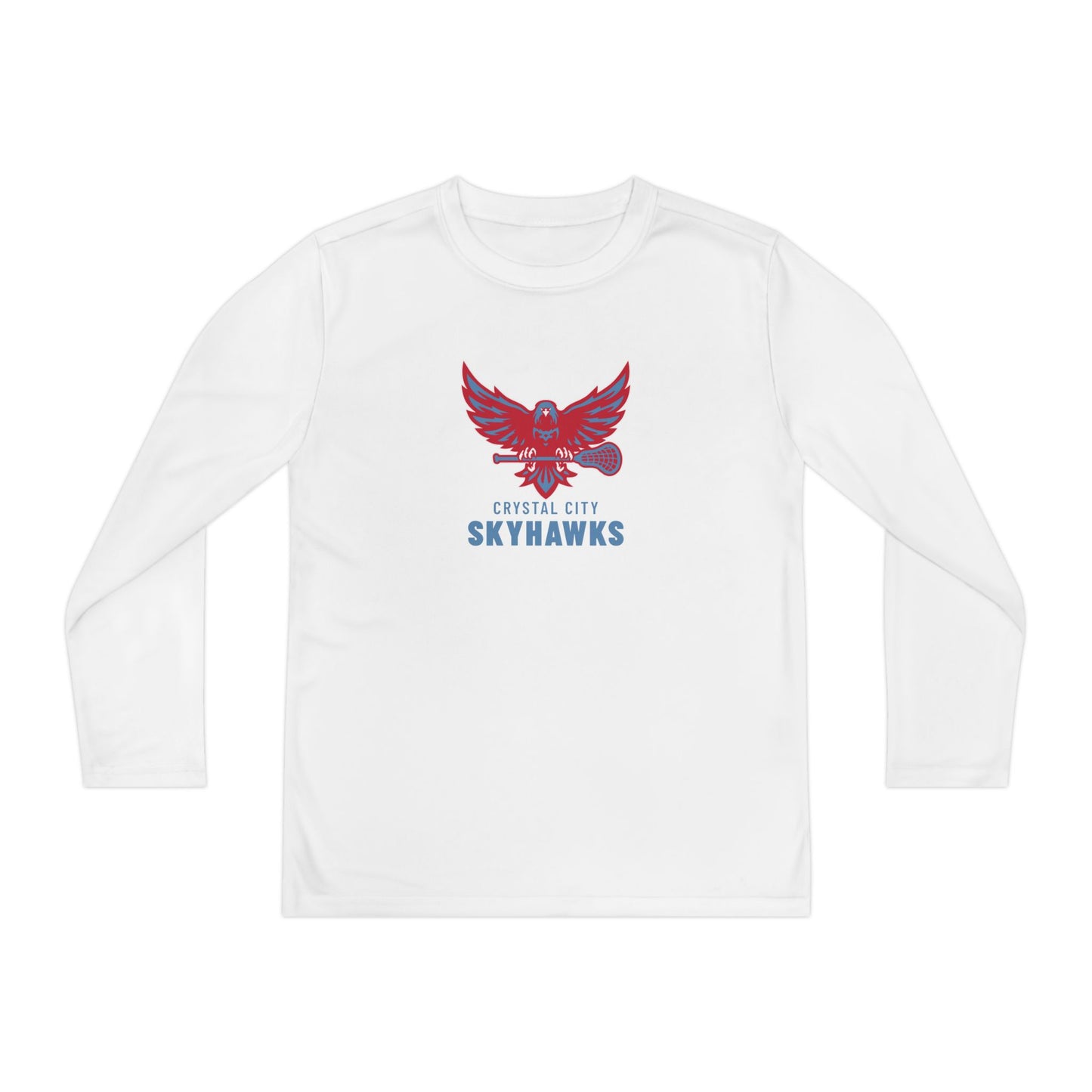 Youth Crystal City Skyhawks Sport-Tek Performance Long Sleeve Shirt
