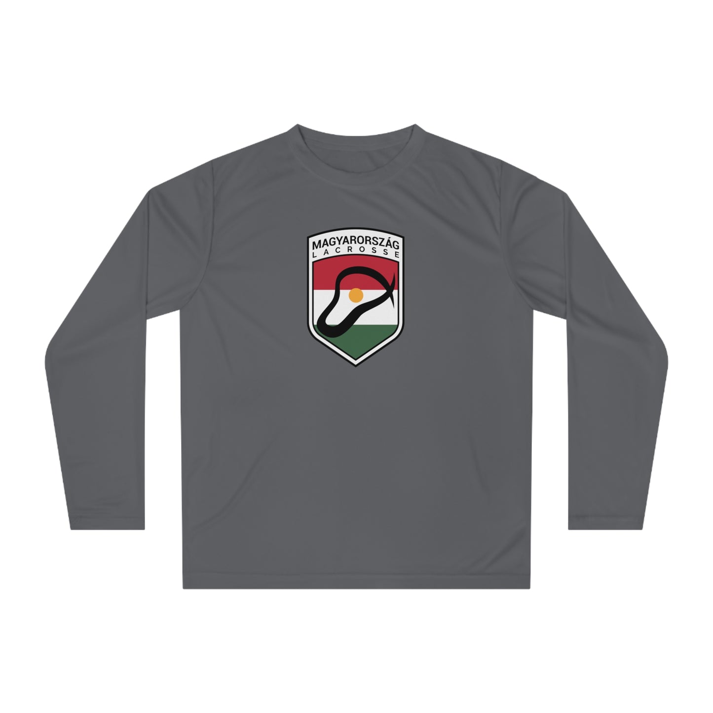 Adult Hungary Lacrosse Team 365 Performance Long Sleeve