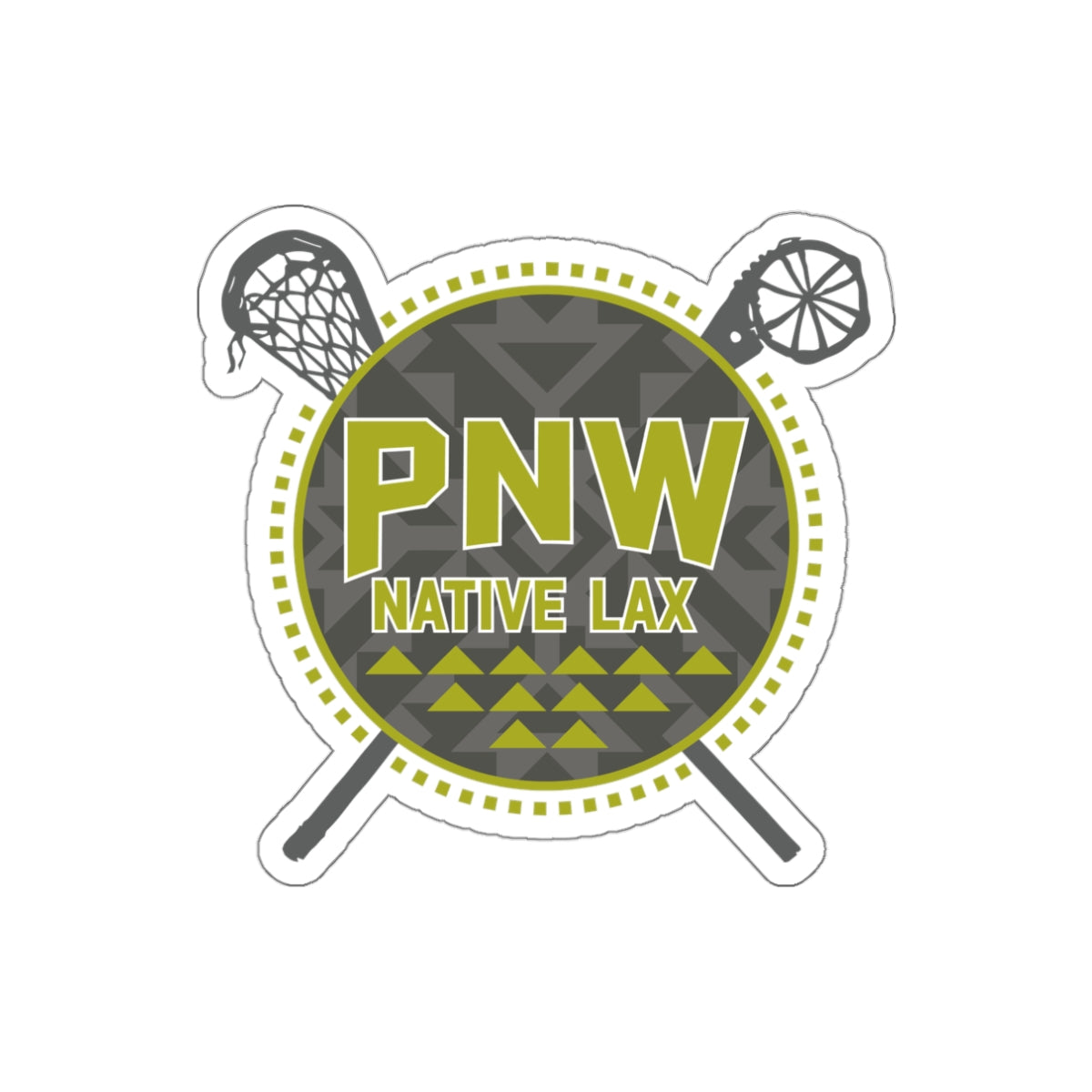 PNN Lacrosse Die-Cut Sticker