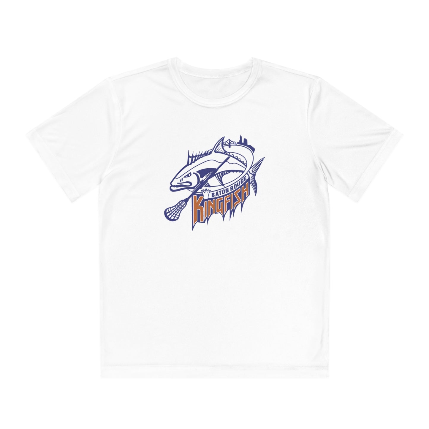 Youth Kingfish Lacrosse Sport-Tek Performance T-shirt