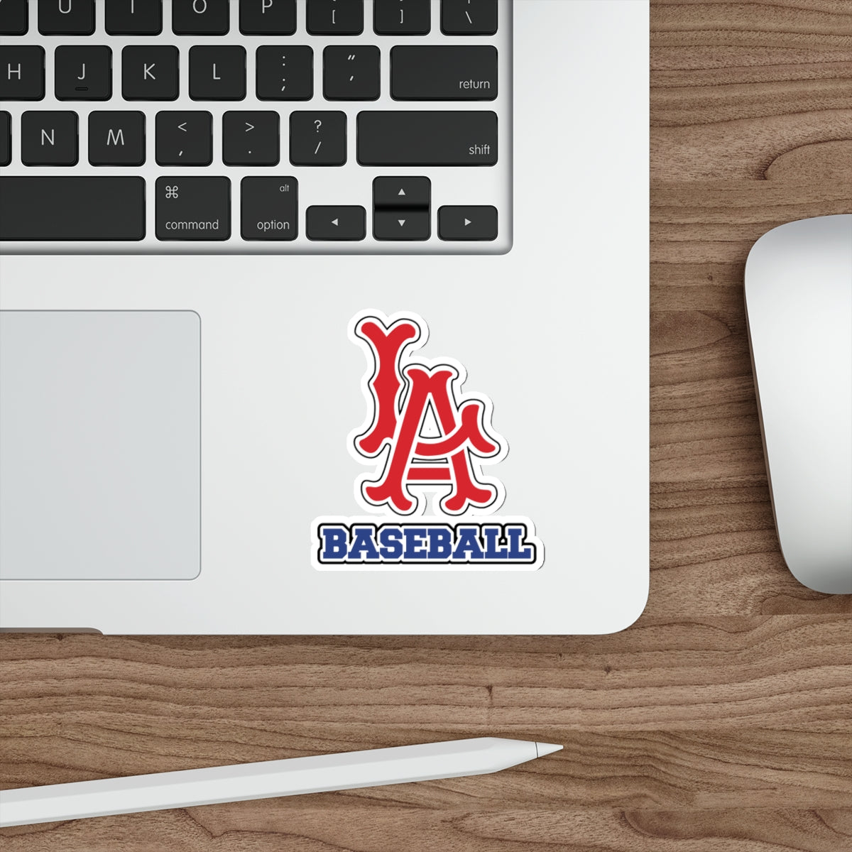 LA Baseball Die-Cut Sticker