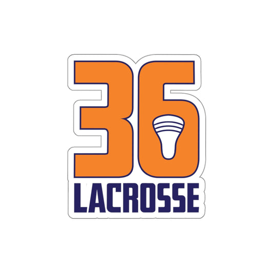 Team36 Lacrosse Die-Cut Sticker
