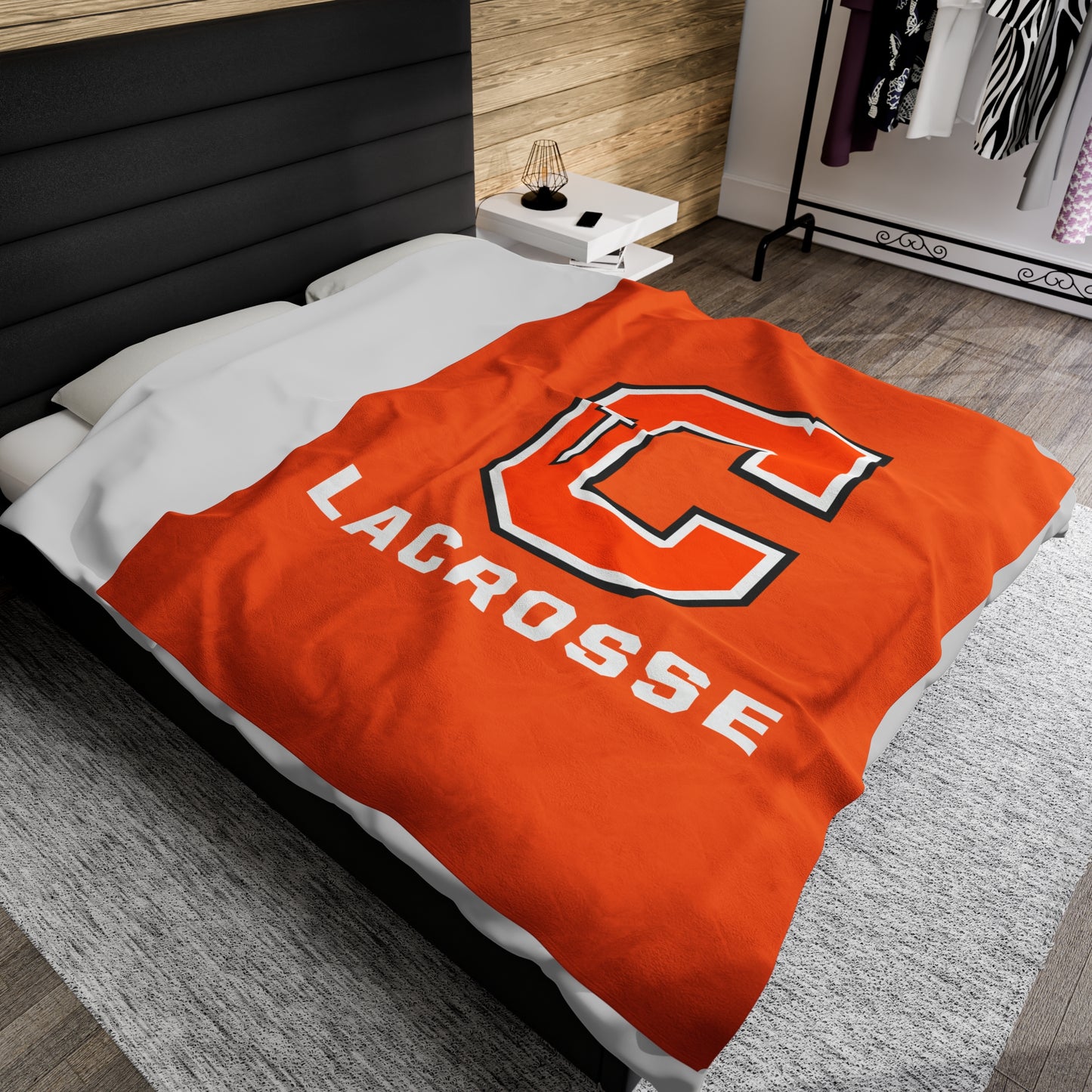 CHS Lacrosse Velveteen Plush Blanket