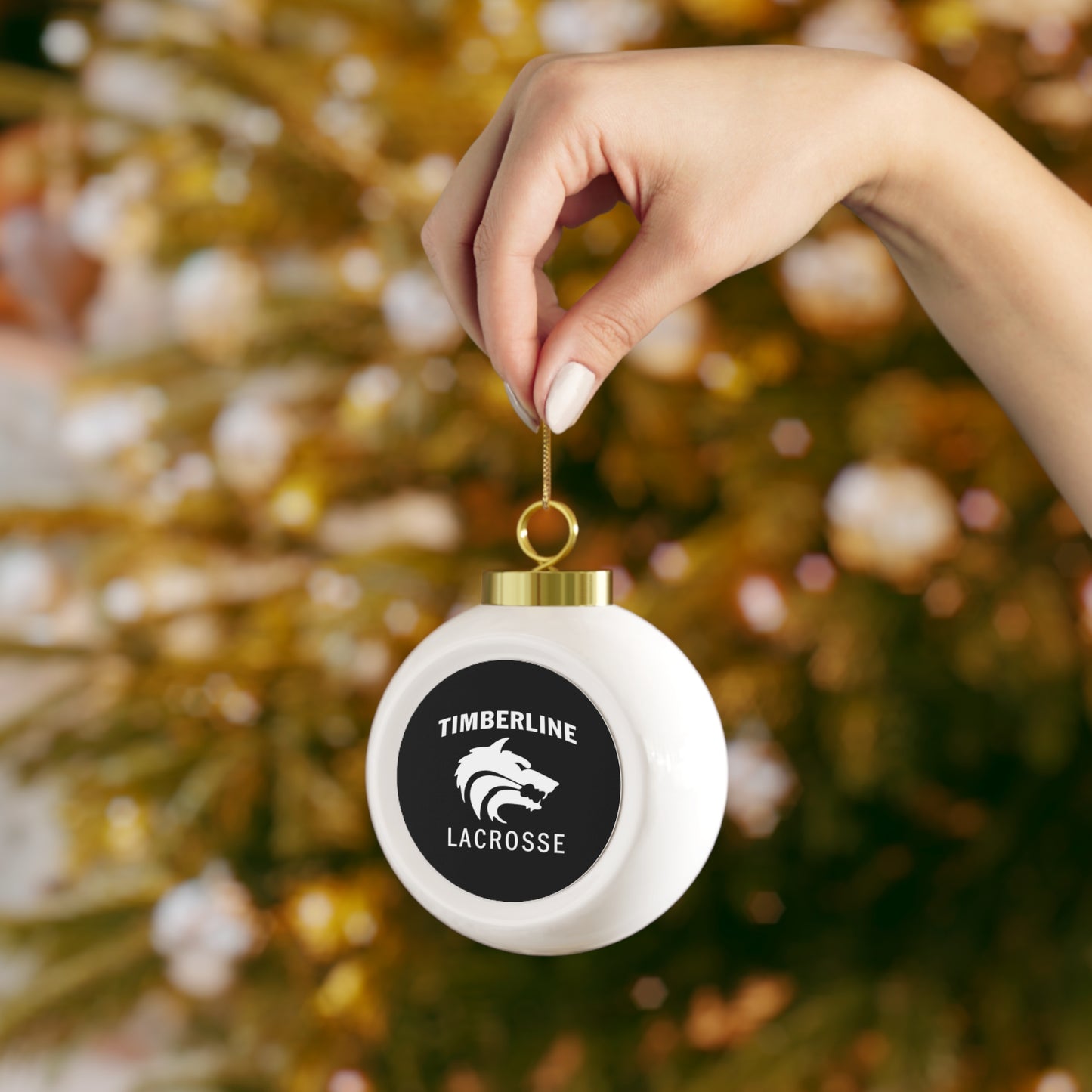 Timberline Lacrosse Christmas Ball Ornament