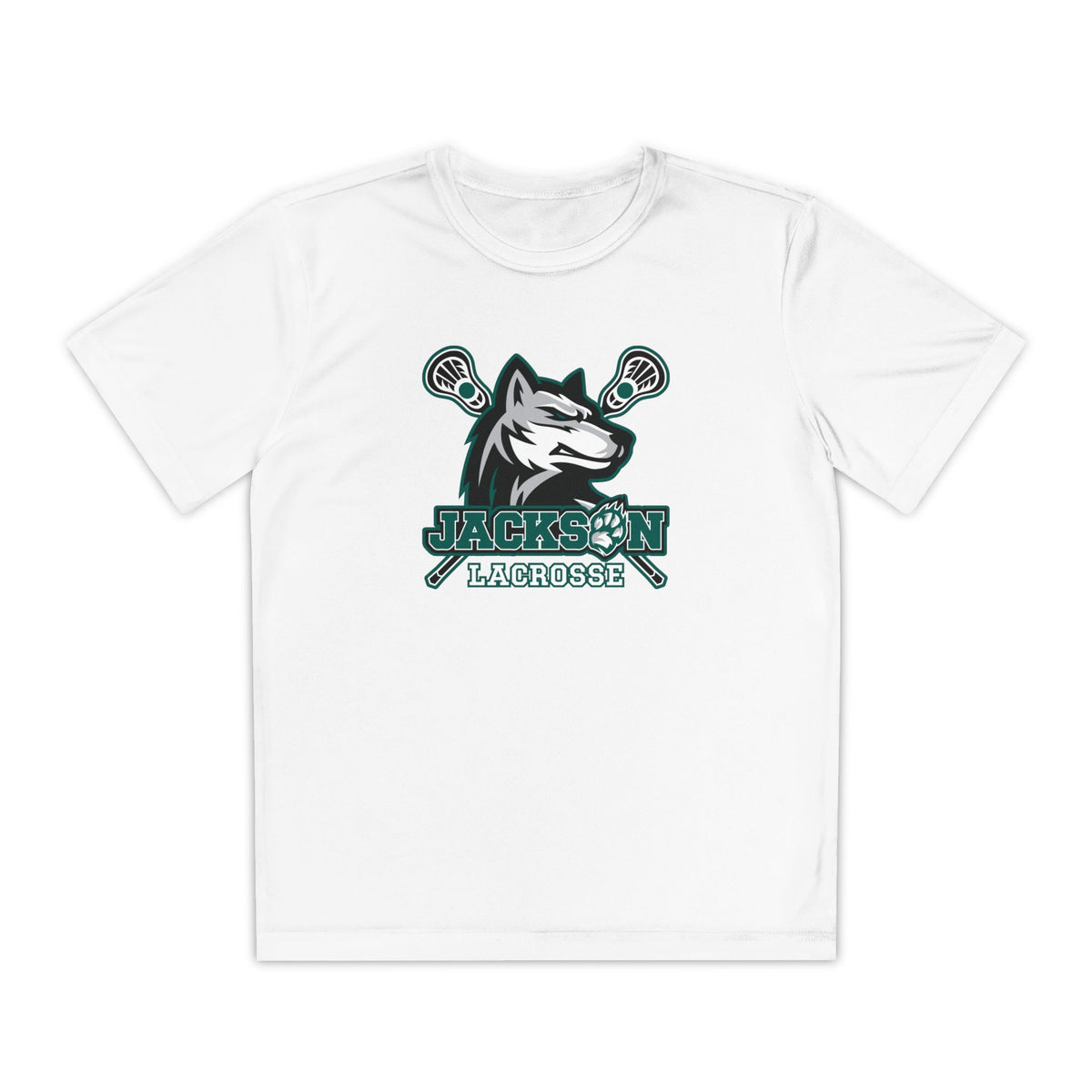 Youth Everett Timber Wolves Lacrosse Sport-Tek Performance T-Shirt