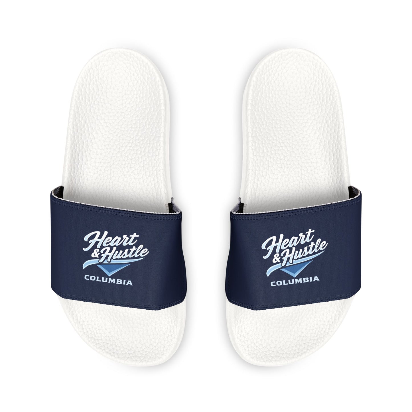 Youth Heart and Hustle Baseball Slide Sandals