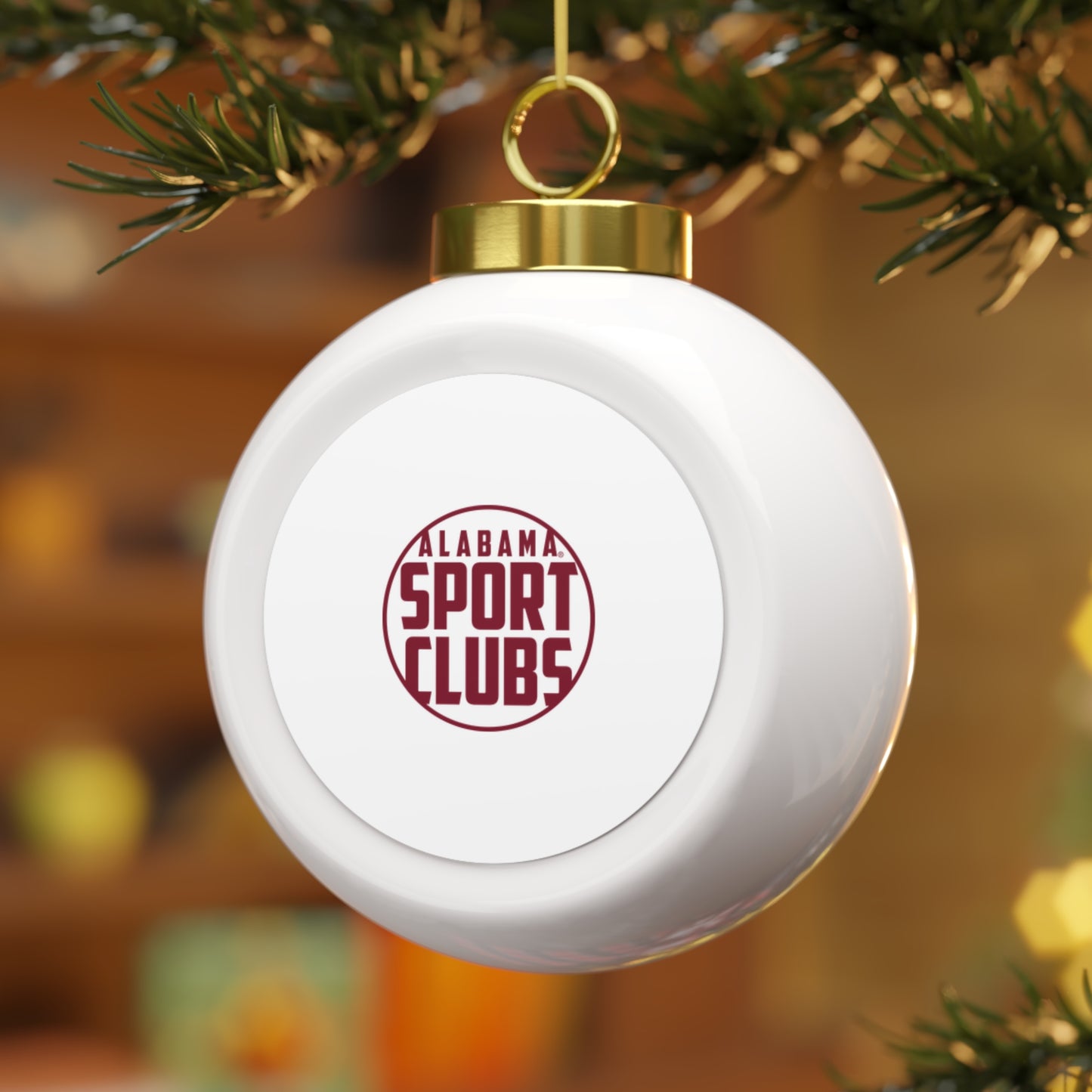 Alabama Lacrosse Club Christmas Ball Ornament