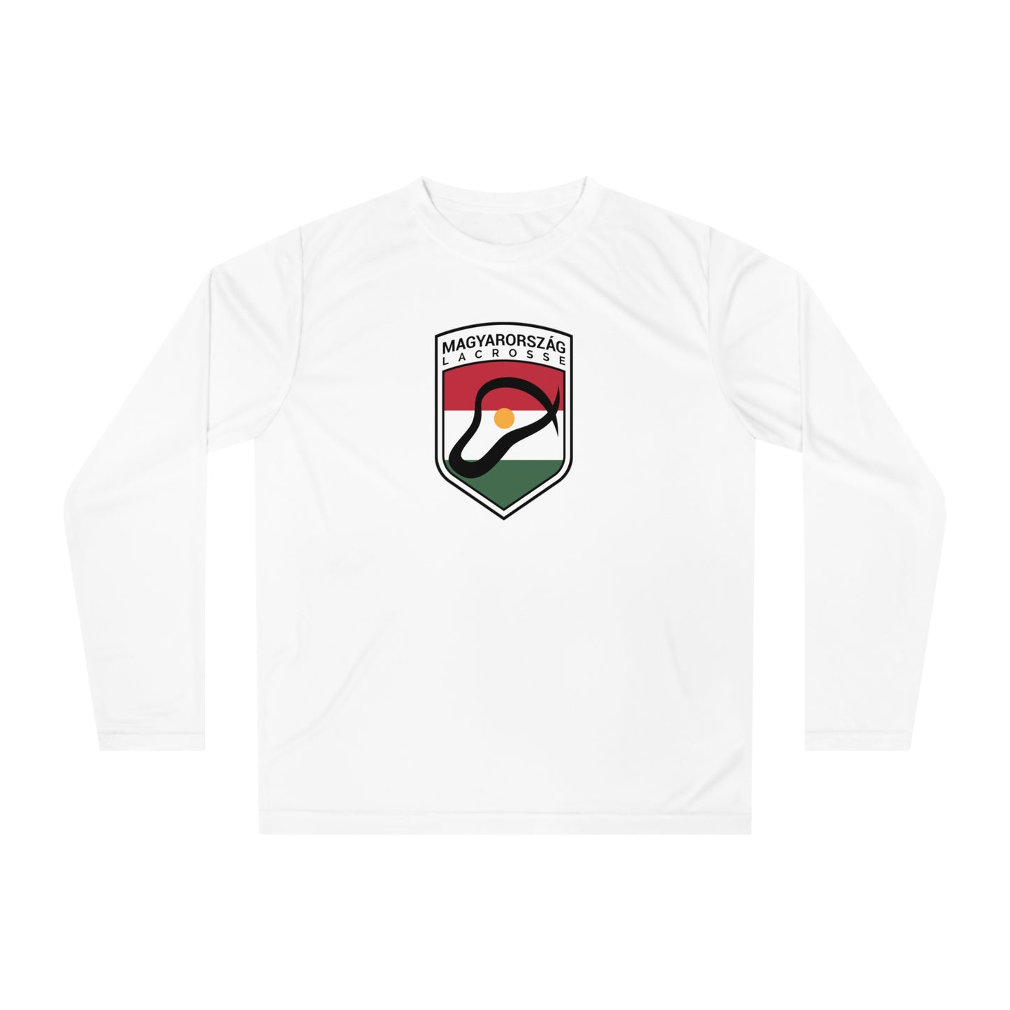 Adult Hungary Lacrosse Team 365 Performance Long Sleeve