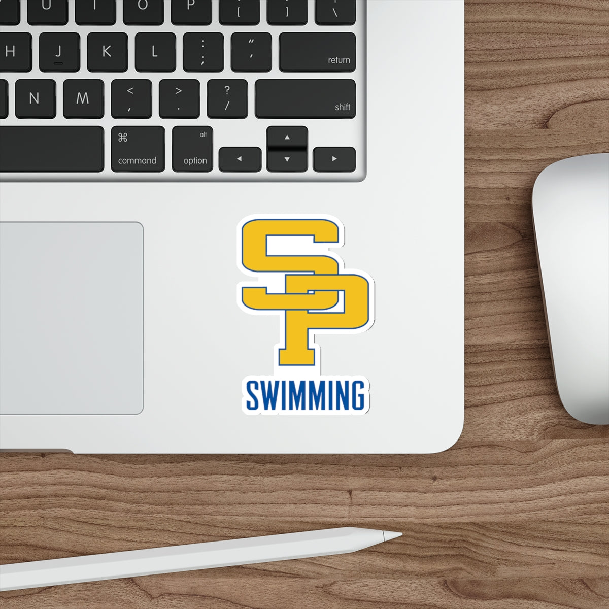 St. Paul's Swimming Die Cut Stickers