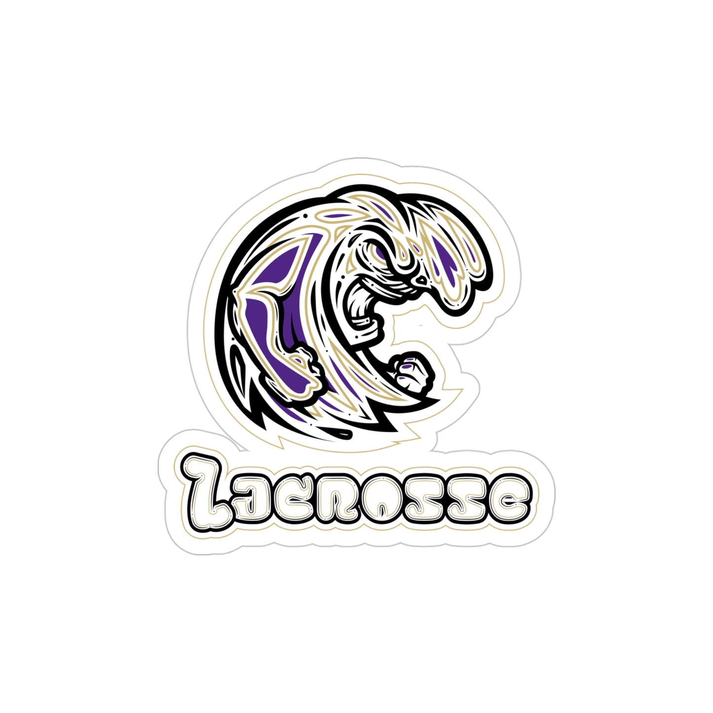 CBHS Lacrosse Die-Cut Outdoor Sticker