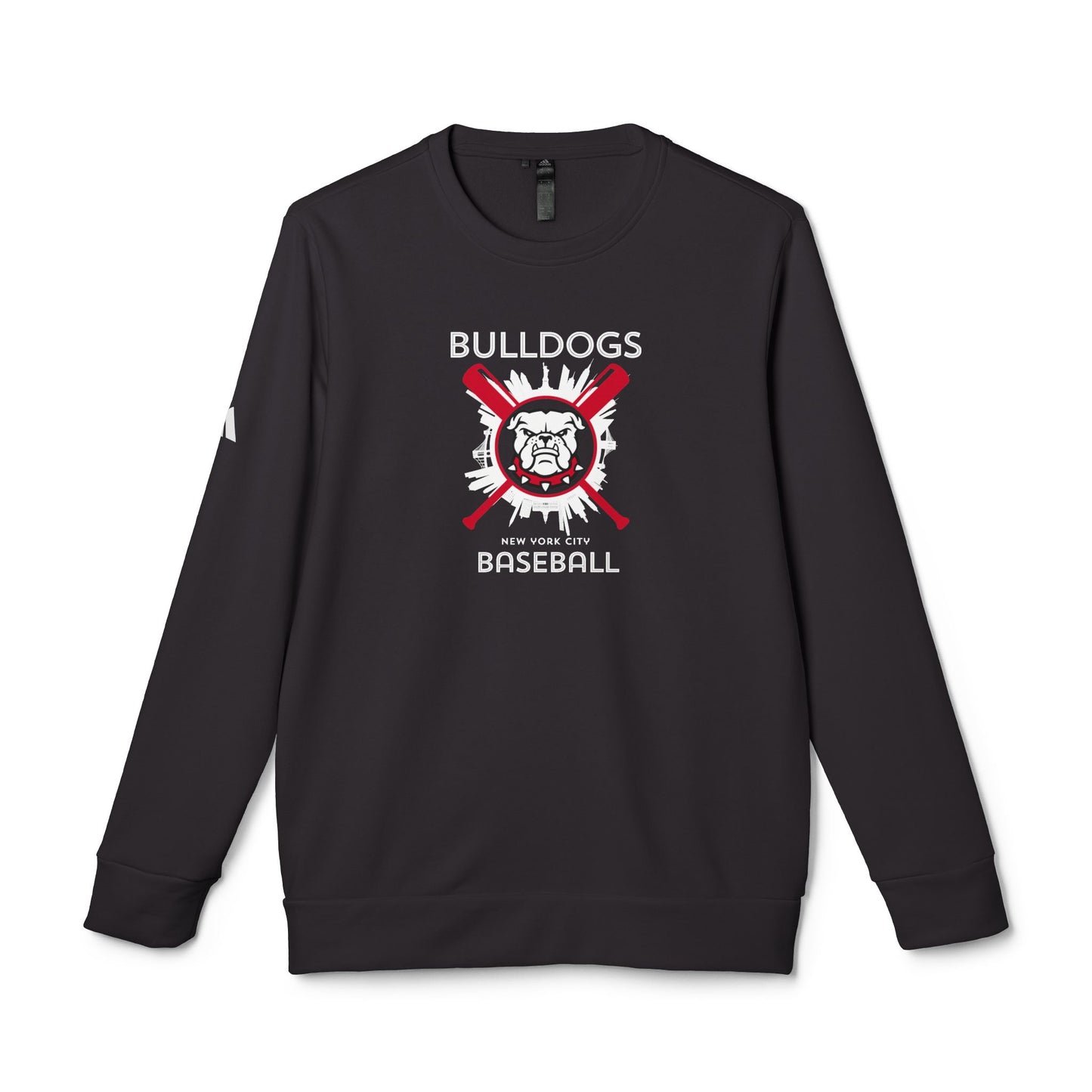 Adult Bulldogs Ball Adidas Fleece Crewneck Sweatshirt