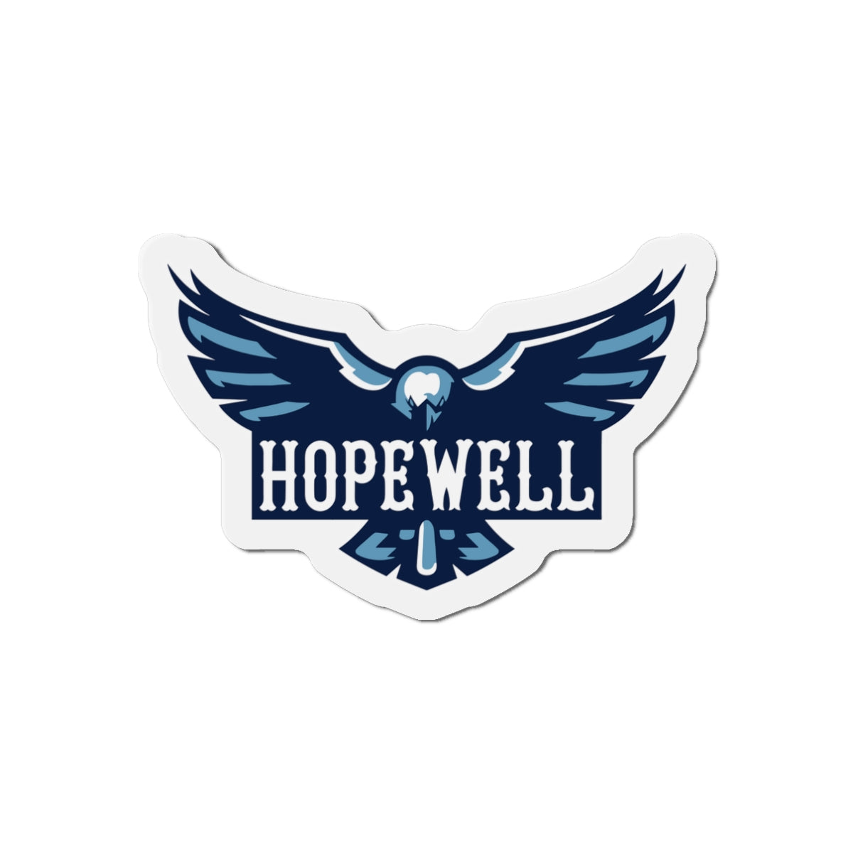 Hopewell Hawks Die-Cut Magnet