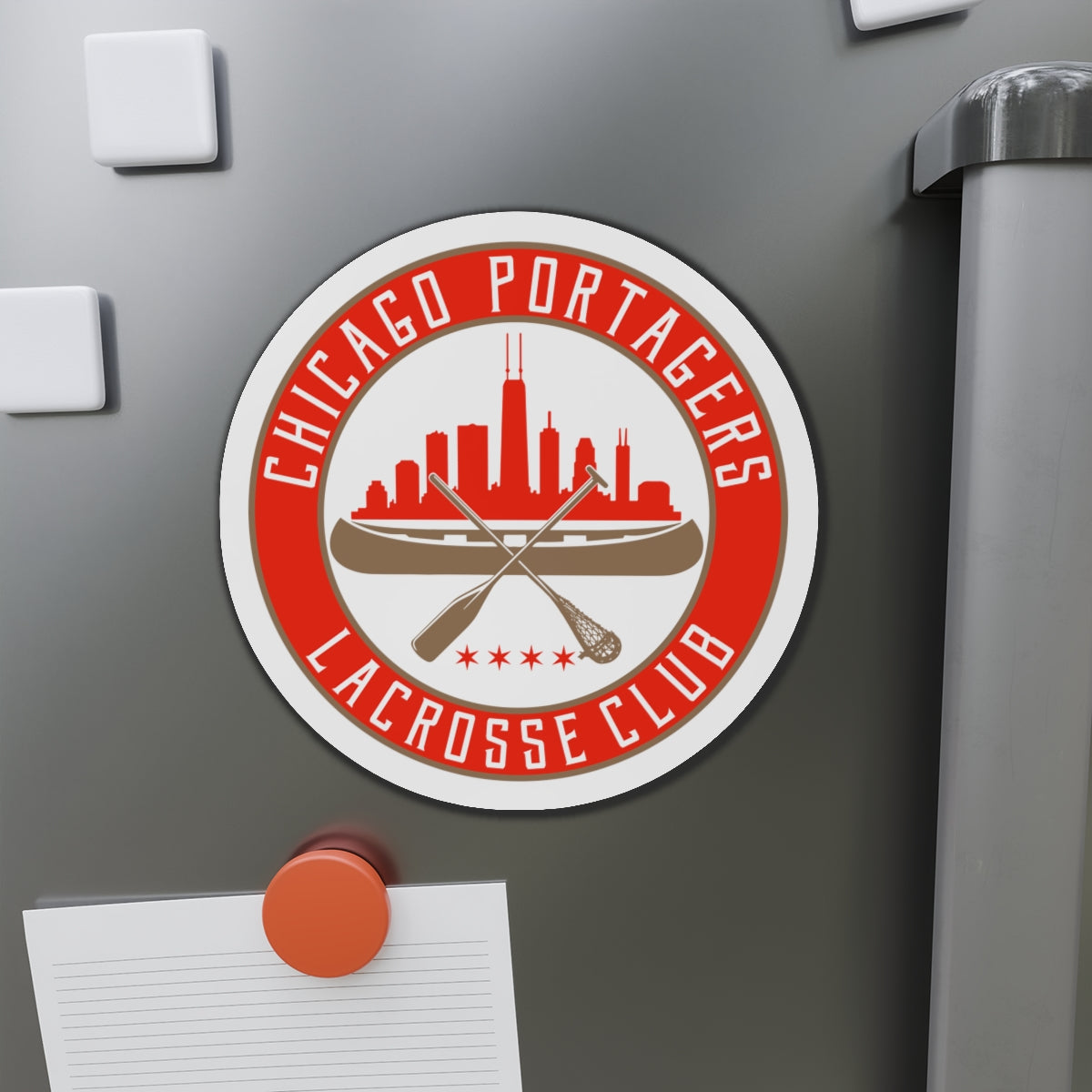 Chicago Portagers Die-Cut Magnet