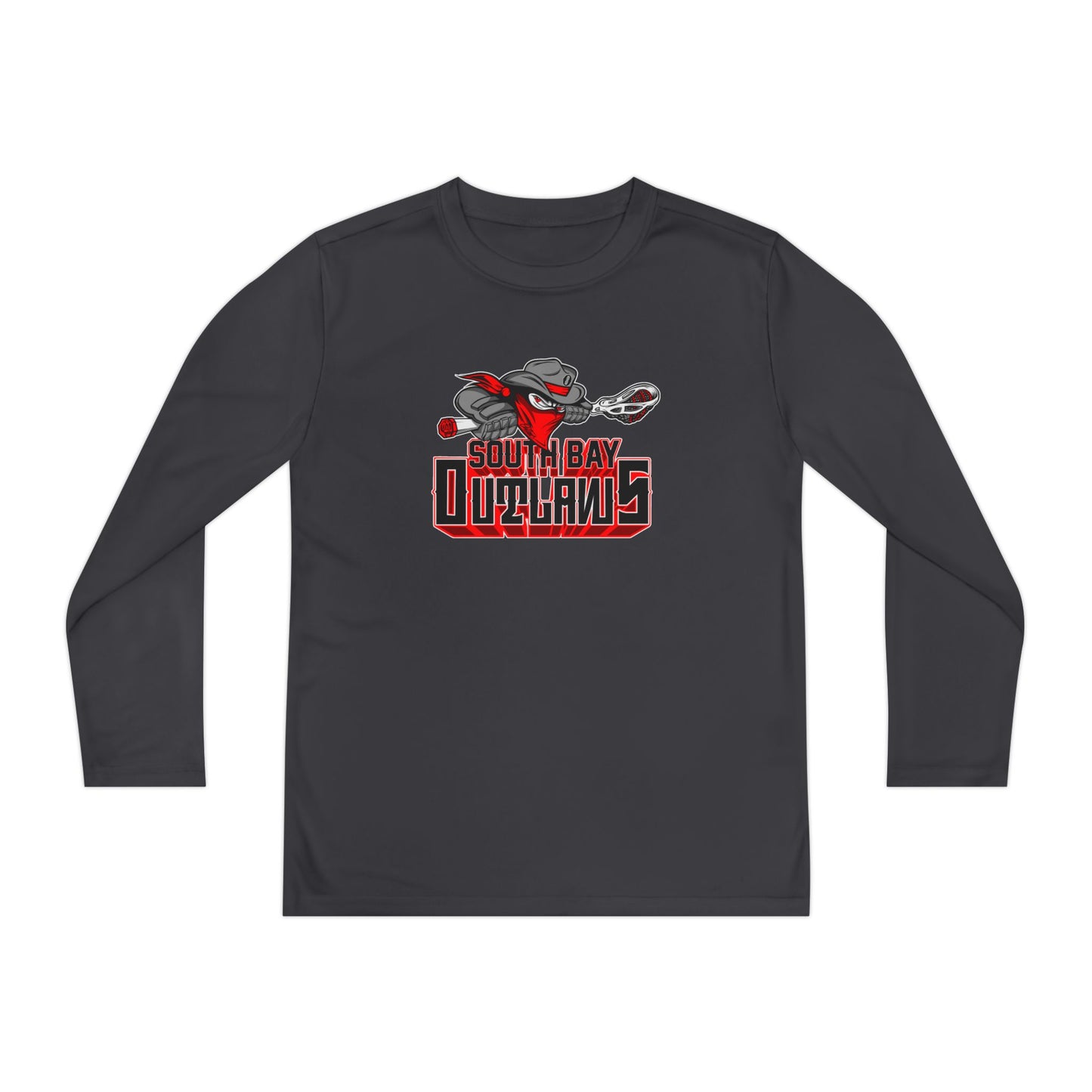 Youth South Bay Outlaws Sport-Tek Performance Long Sleeve Shirt