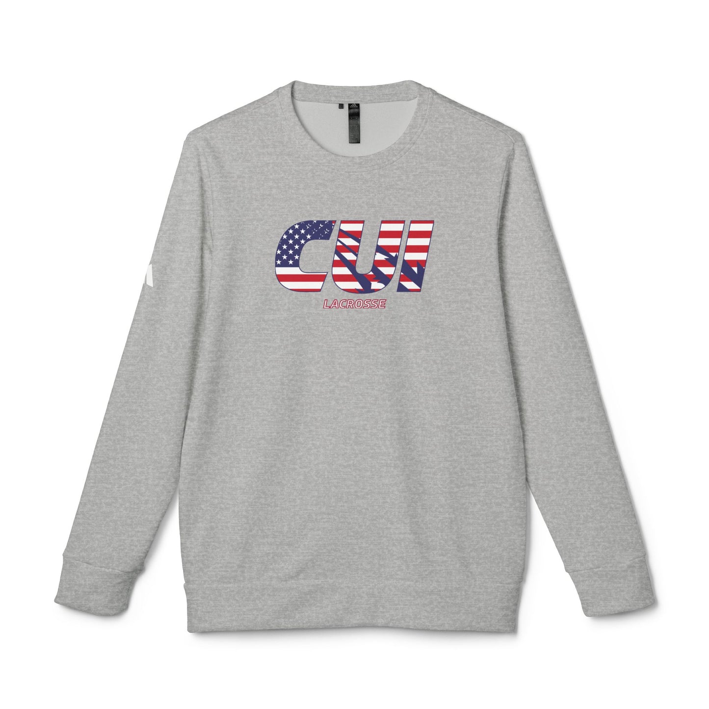 Adult CUI Lacrosse Adidas Fleece Crewneck Sweatshirt