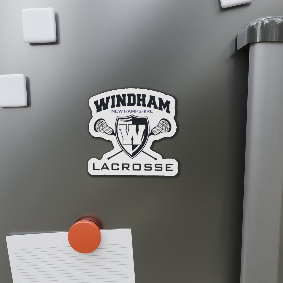 Windham Lacrosse Die-Cut Magnet
