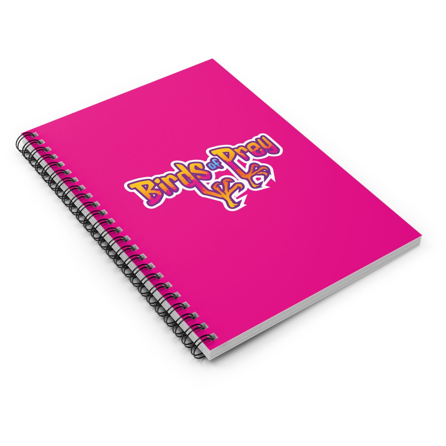 Birds of Prey Spiral Notebook - Ruled Line (8" x 6")