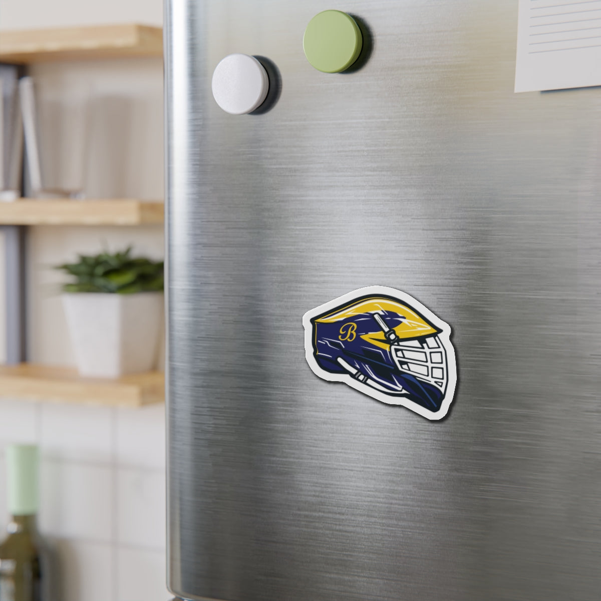 Bellevue Lacrosse Die-Cut Magnet