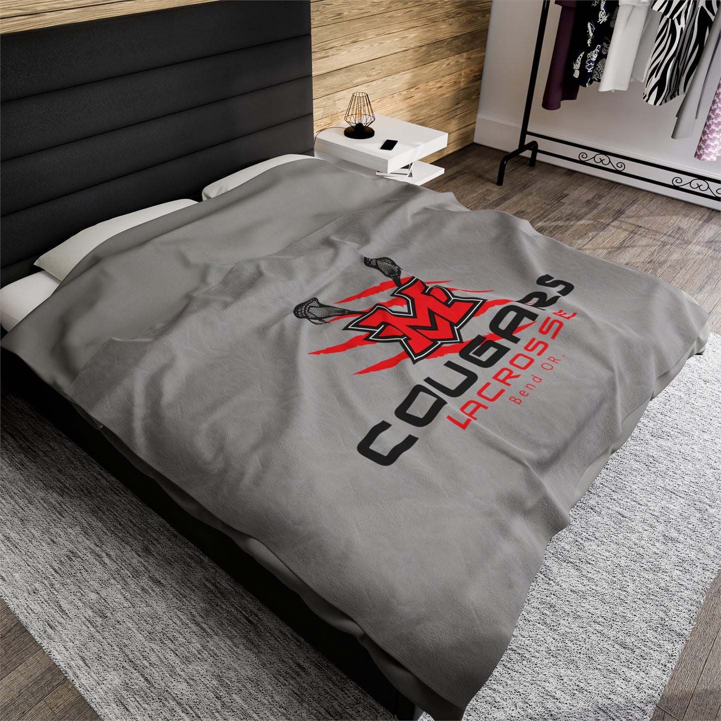 MV Lacrosse Velveteen Plush Blanket