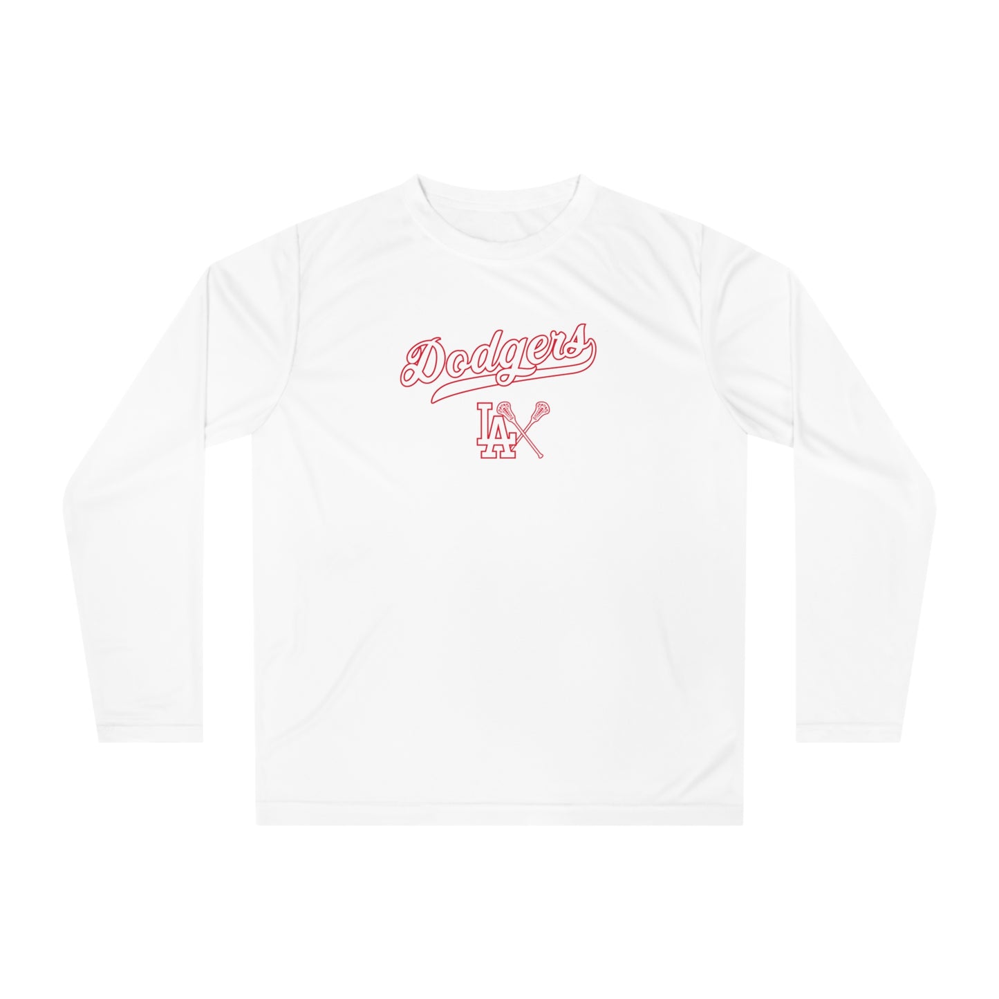 Adult Dodgers Team 365 Performance Long Sleeve