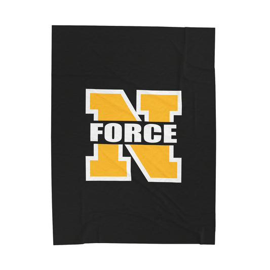Napa Force Lacrosse Club Velveteen Plush Blanket (60" x 80")